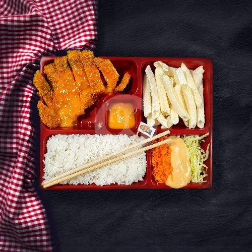Paket Katsu Mix Tempura menu Katsu O Bento