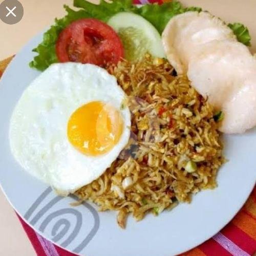 nasgor + 1 ati ampela utuh menu Nasi Goreng Densiko, Gentan