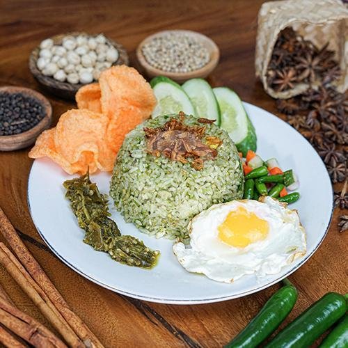 Nasi Goreng Sambal Ijo menu Salero Jumbo Nasi Padang