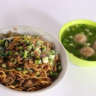 Bakmi Pangsit Bakso menu Bakmi Bangka Asan, Kelapa Gading