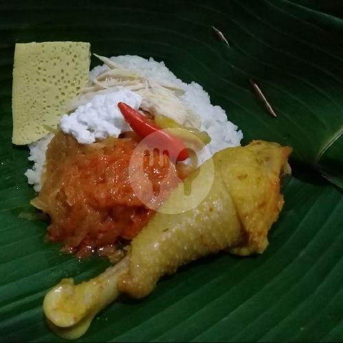Nasi Liwet Ayam Suwir Paha Atas menu Nasi Liwet Solo Bu Wongso Lemu, Langensari