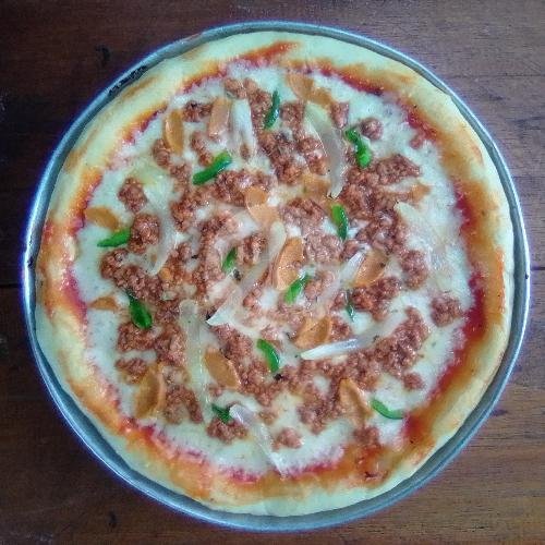 Pizza Chicken Spicy Moza menu HMP Pizza, Sule Setianegara