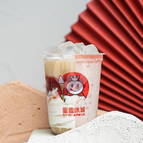 Peach Earl Grey Tea menu Mixue kapten Sudibyo Tegal, Pekauman