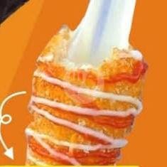 Choco Corndog Moza Jumbo menu Crazy Hotang 2, Halaman GOR Sukapura