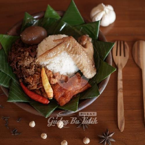 Nasi Gudeg Krecek Telur Rempelo Ati menu Gudeg Bu Tatik, Prawirotaman