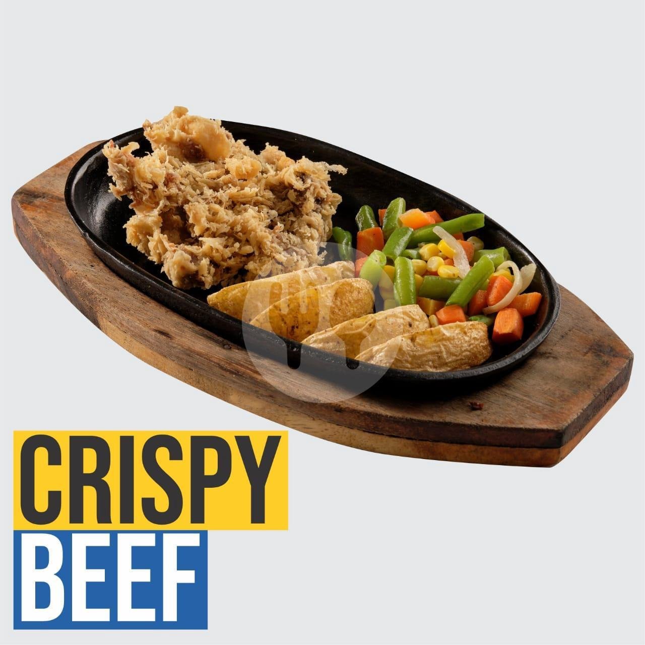 Double Crispy Beef menu Kampoeng Steak, Antapani