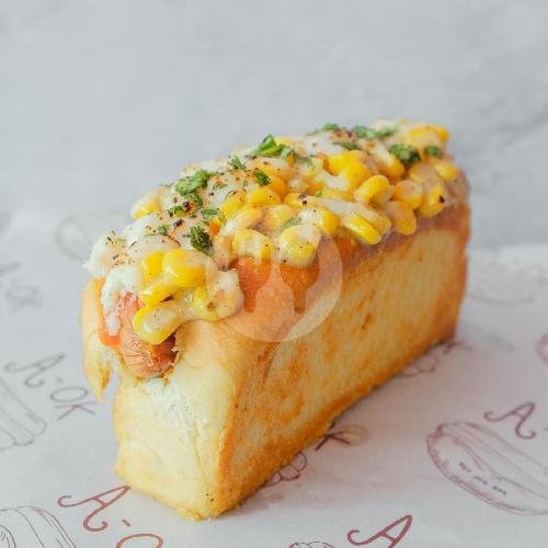 Loaded Dog menu A OK Hot Dog Bar, Jl. Petogogan II