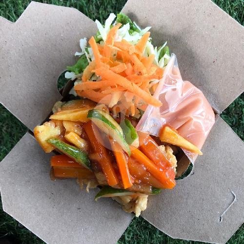 Rice Box Chicken Katsu menu The Kitchen Coffee & Resto, Ngesrep Barat 3 No 50