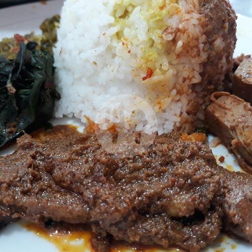 Nasi Ayam Balado + Pergedel + Tempe + Es Teh menu Rm Padang Sakato, Landungsari