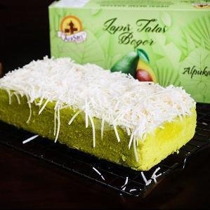 Lapis Talas Varian Pandan menu Lapis Talas Arasari, Gerai Cirebon