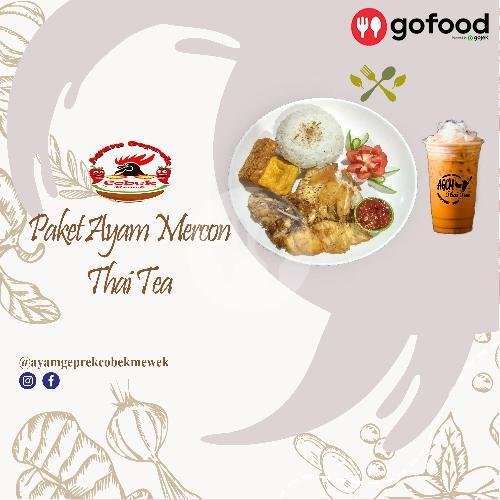 Betutu Thai Tea menu Ayam Geprek Cobek Mewek Cimahi, Cihanjuang