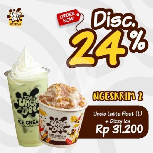 Ngeskrim 3 menu The Uncle Dee Ice Cream, S Parman