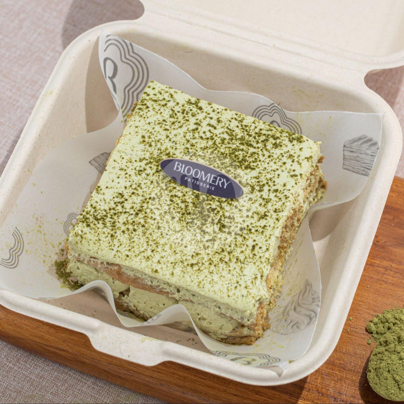 Matcha Sorghum menu Bloomery Patisserie, Semarang Utara