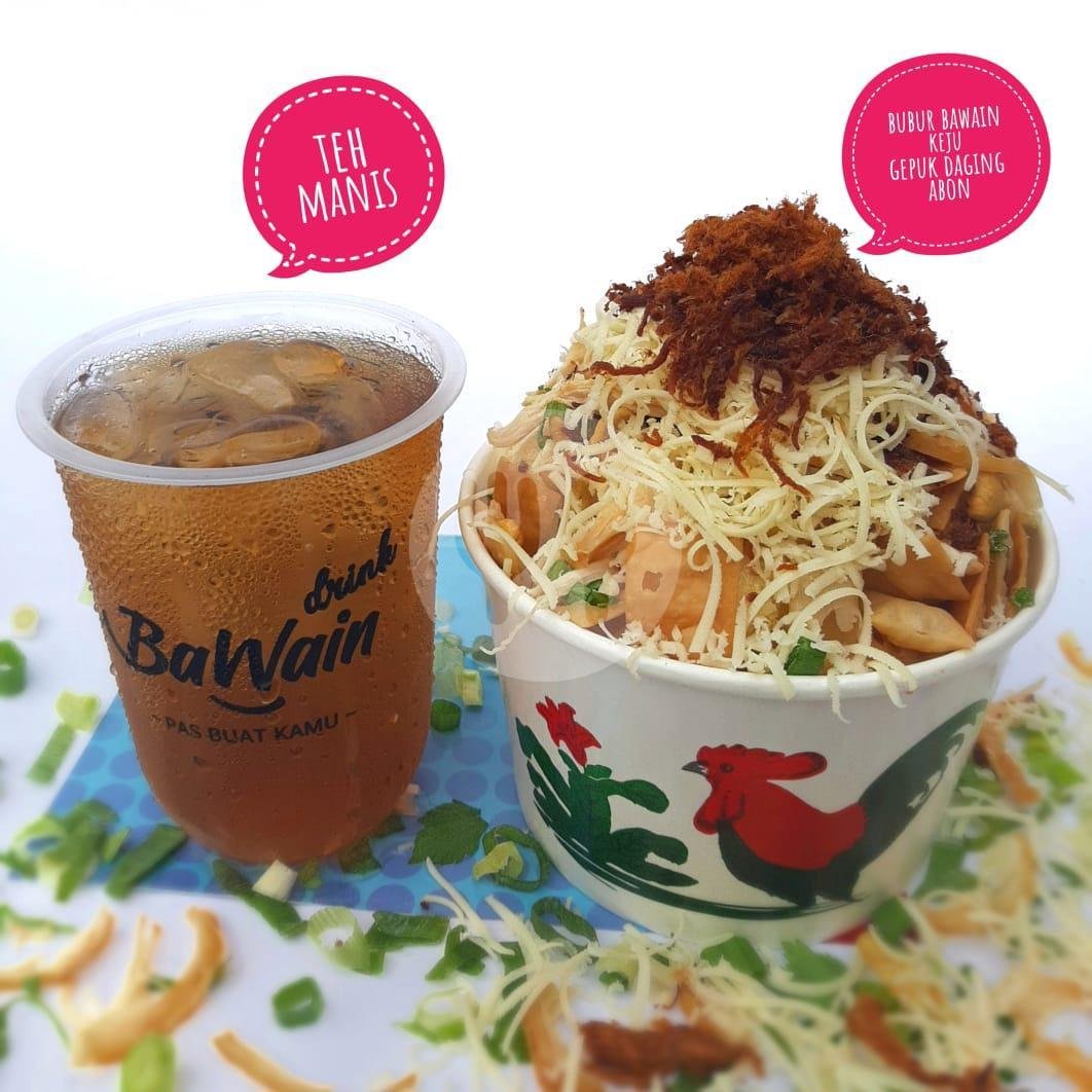 Paket Soulmate 3 menu Bubur Ayam Bawain, Matraman