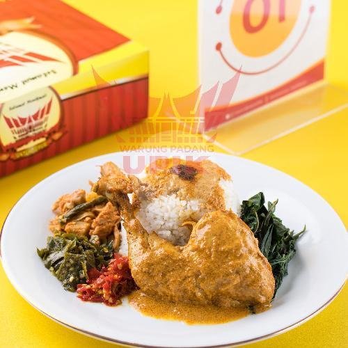 Ayam Rendang menu Warung Padang Upik, Raya Darmo