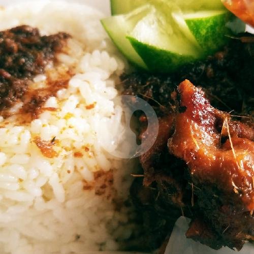 Nasi Paru pedas menu Kedai Rizki, Mojosari