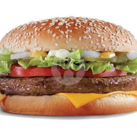 Beef Burger menu Waroeng Melow, Sumur Bandung