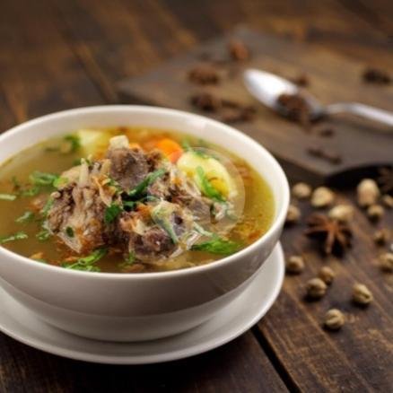 Sop Daging menu Ayam Goreng & Sop Buntut Cokro Gedongkuning, Banguntapan