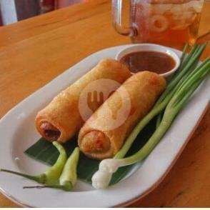 Tahu Mercoon Isi Ayam Suwir menu Lumpia Bu Rahma, Kediri Kota