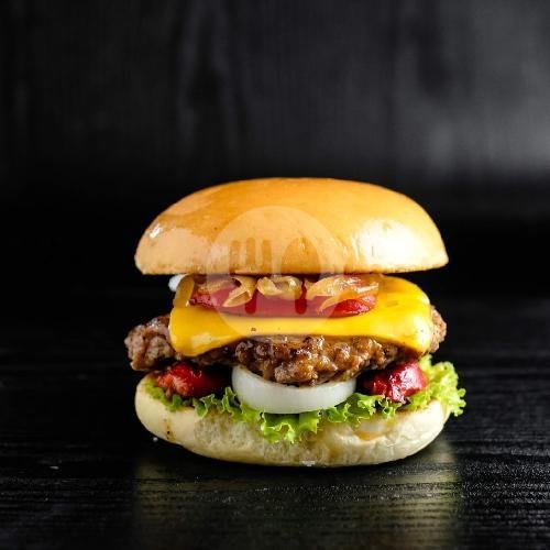Papa Burger (PROMO GRATIS Coca Cola) menu Burgerax, Gedongkuning