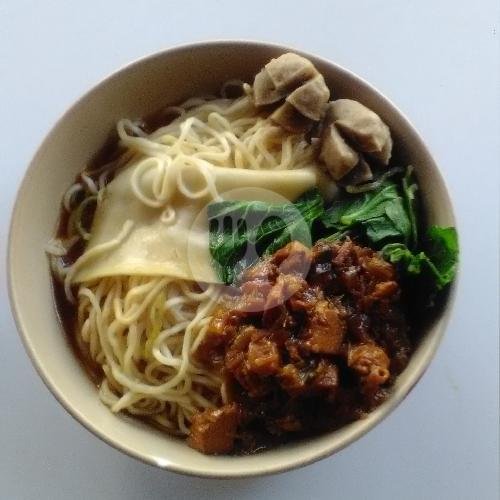 Mie Ayam Putih Jumbo Mangkuk Bisa Dimakan + Bakso menu Mie Ayam Kobar Jaya SD Ungaran, Gondokusuman