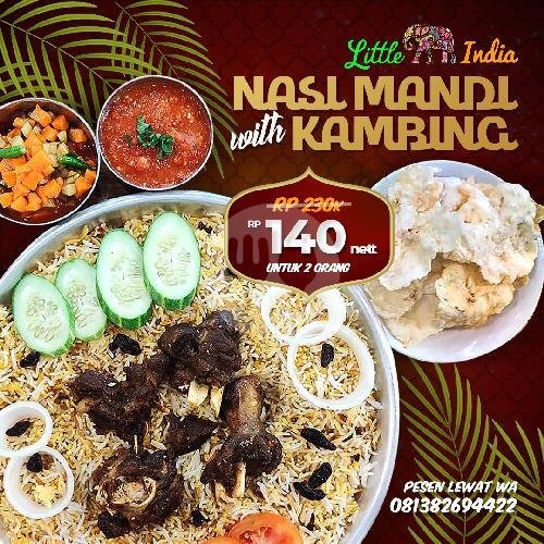 Butter Chicken With Naan menu Little India Restaurant, Indian Food Mega Kuningan