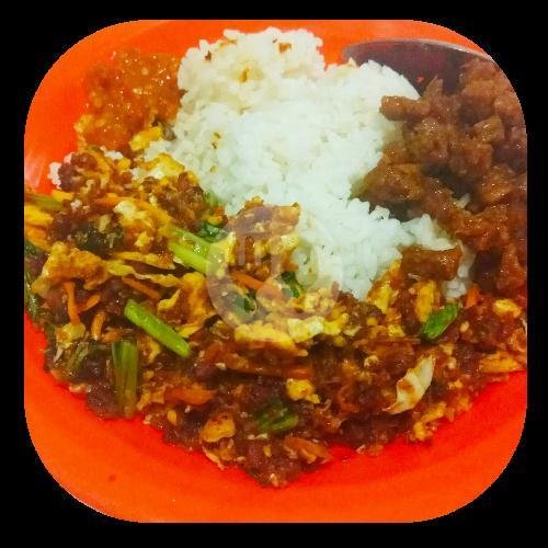 Nasigila Pedas+Toping Sambal menu Warkop Sariwangi