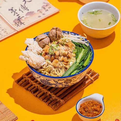 Bakmi/Bihun/Kwetiaw Pangsit Small menu New Acoy, Kelapa Gading
