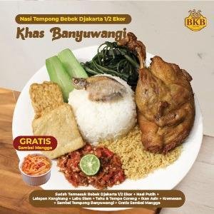 Nasi Tempong Bebek Muda Jumbo Djakarta 1/2 Ekor menu Bebek BKB, Mampang Prapatan