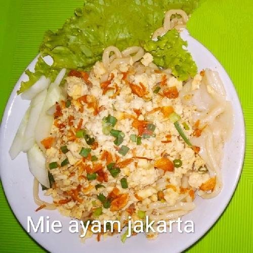 Pangsit Mie Ayam Jakarta menu Pangsit Mie Ayam Bu Tin, Sukolilo