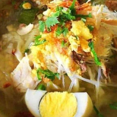 Nasi menu Soto Ayam Madura Cak Heri