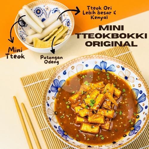 Mini Tteokbokki Personal menu Chamogo Korean Food, Sukolilo