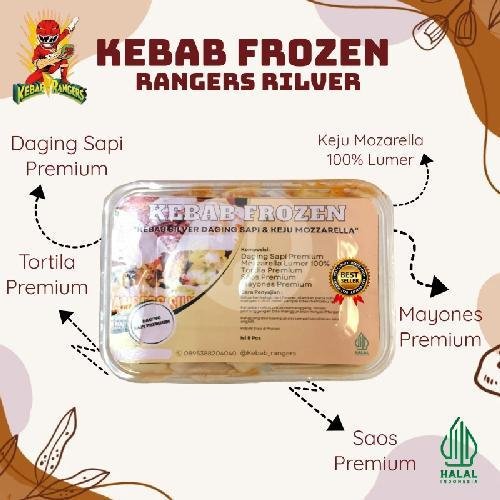Kebab Frozen Rangers Biru menu Kebab Rangers Cidodol