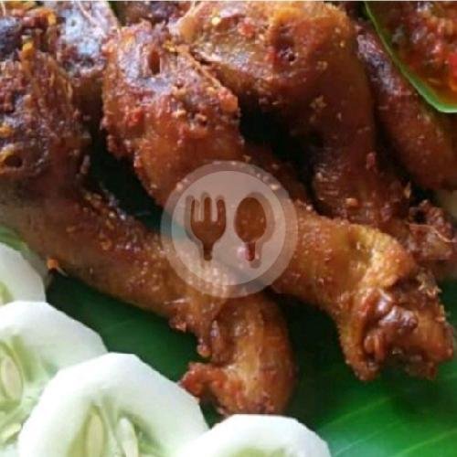 NASI AYAM BUMBU HITAM menu Bebek Madura Bu Narko, Madiun