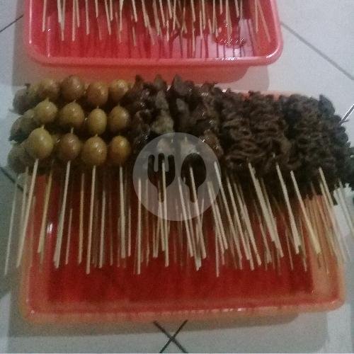 Sate Usus, Sate Ati, Sate Telur menu Bubur Bumi Ayu, Karanganyar Kota