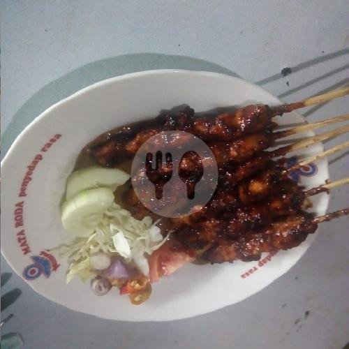 Sate Klathak. Daging Ayam menu Sate dan Soto Barokah, Jogotirto