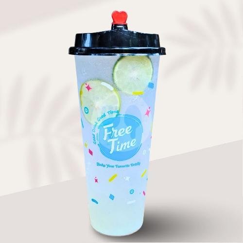 Salted Caramel Milk Boba (Regular) menu FREE TIME, Ngadiluwih