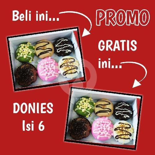Donies Isi 6 menu Donies (Donat Brownies), Laweyan