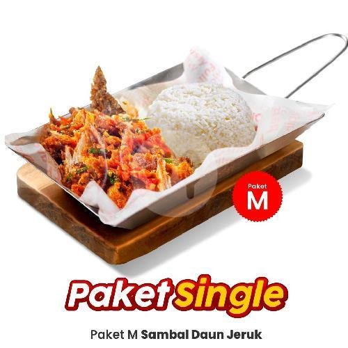 Paket Nasi L Daun Jeruk menu Chicken Crush, Kaliurang