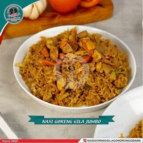 Nasi Goreng Gila Jumbo menu Nasi Goreng Gila Gondrong Obama, Menteng