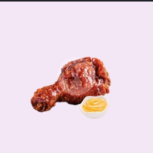 NASI + DRUM STICK ON FIRE menu CHICKEN ON FIRE - By JP JEBRES