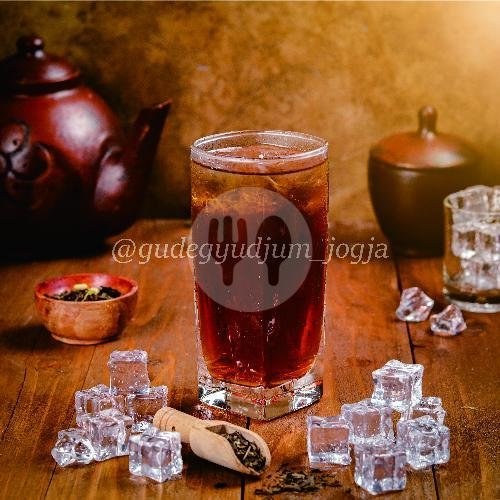 Teh Tawar menu Gudeg Yu Djum, Kadipiro