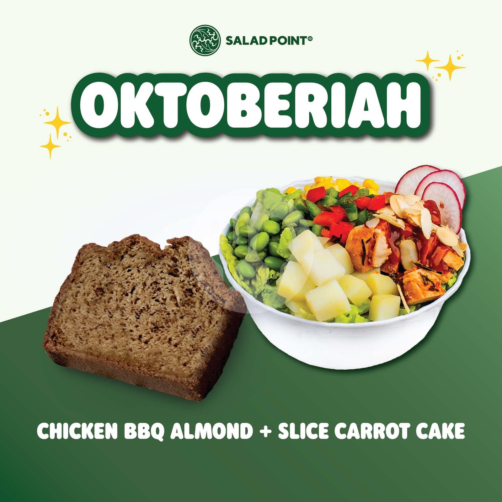 Oktoberiah ( Spring Thailand + Carrot Cake ) menu Salad Point ID, Tebet