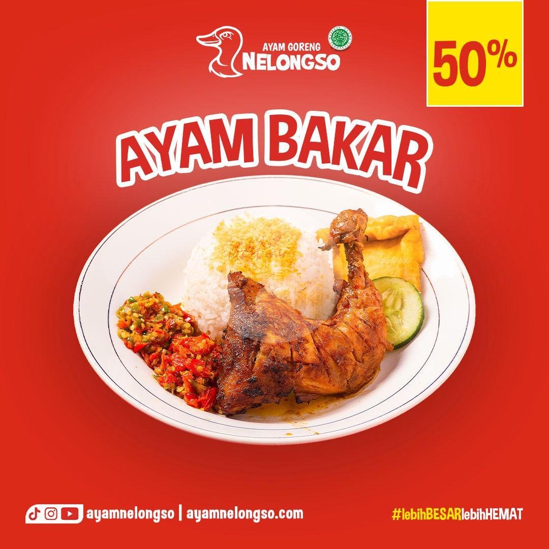 Ayam Makmur + Nasi menu Ayam Goreng Nelongso, Blimbing