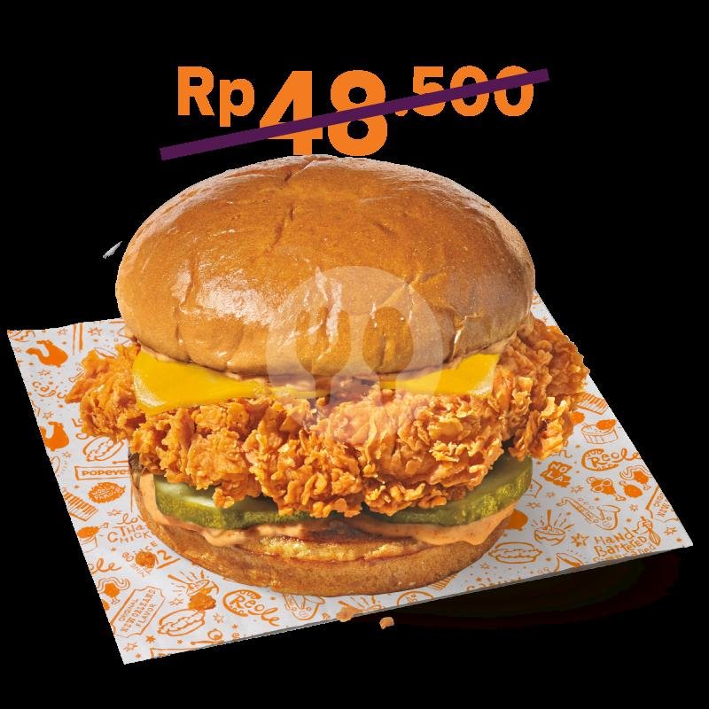 Poppin 2Pcs Chicken Tenders + Cajun Fries menu Popeyes Chicken, Lenteng Agung