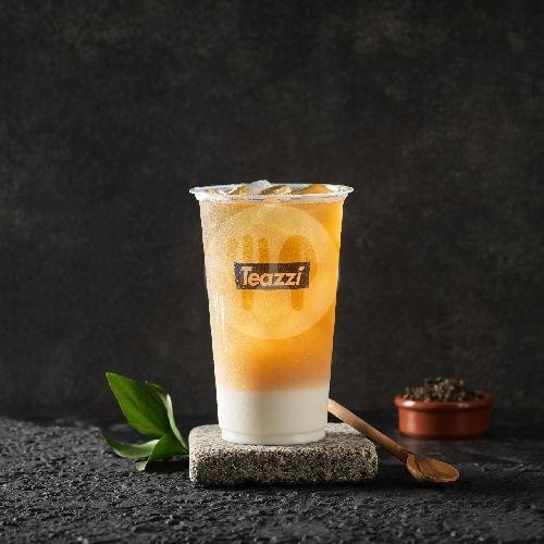Passion Fruit Orange Green Tea menu Teazzi, Pakuwon Mall