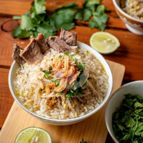 Soto Daging Sapi(Tanpa Nasi) menu Soto Segeer Hj Fatimah, Colomadu
