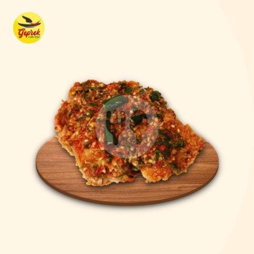 AYAM GEPREK SAMBAL IJO + NASI menu Geprek Lek Djo, Dr Wahidin