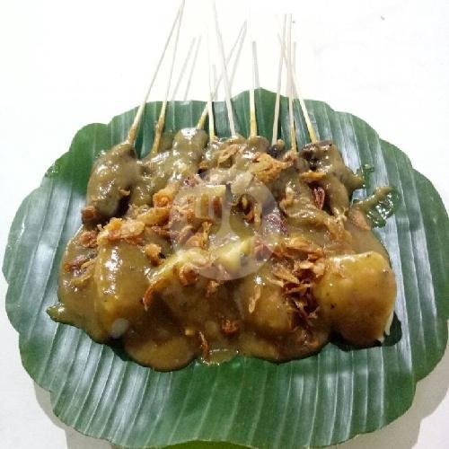 Sate Daging-Jantung 10 Tusuk + Ketupat menu Sate Padang Ajo Buyung