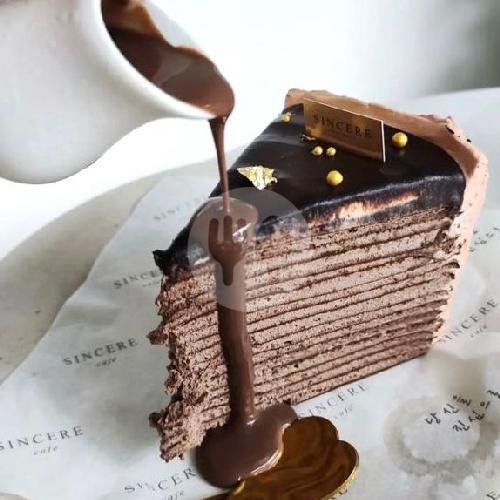 Lotus Biscoff Mille Crepes Slice menu Sincere Homemade, Kliningan